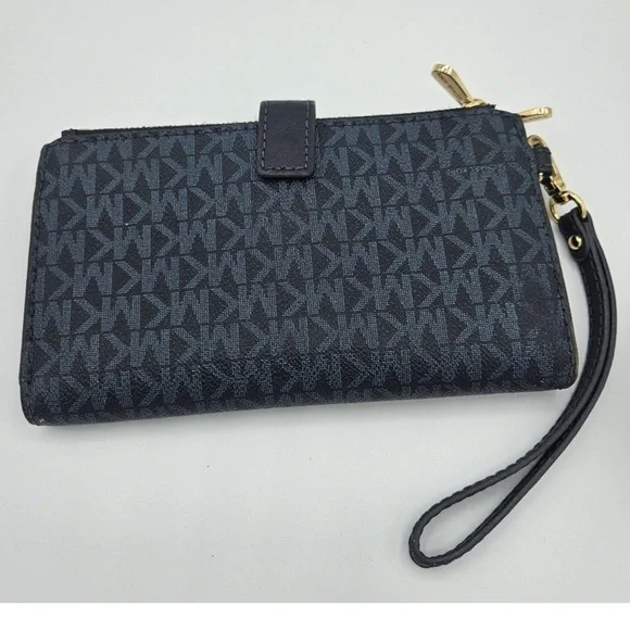 Michael Kors Jet Set Travel Lg Double Zip Wristlet - Picture 2 of 4